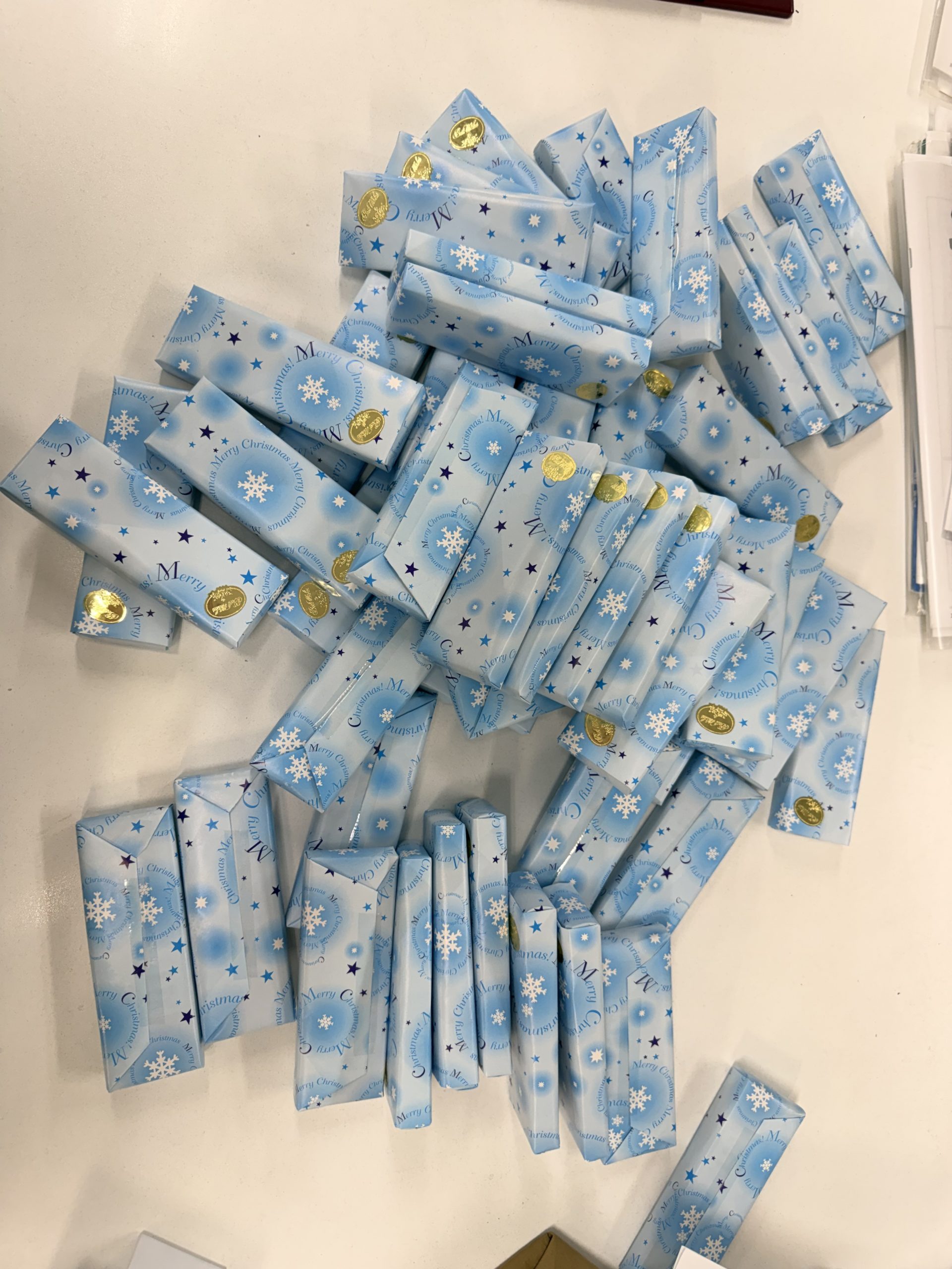 クリスマスイブ、２学期が終わりました。